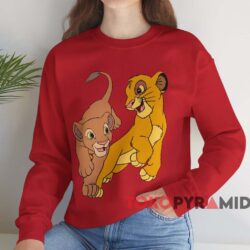 The Lion King Simba and Nala T-shirt 4 The Lion King Simba And Nala T shirt Red Sweatshirt