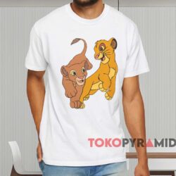 The Lion King Simba And Nala T shirt White T shirt