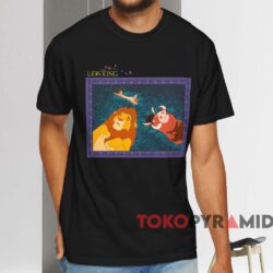 The Lion King Simba And Timon And Pumbaa T shirt Black T shirt