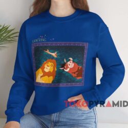 The Lion King Simba and Timon and Pumbaa T-shirt 4 The Lion King Simba And Timon And Pumbaa T shirt Blue Sweatshirt