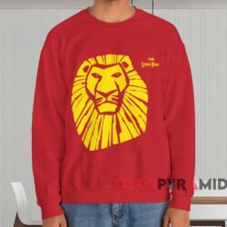 The Lion King The Broadway Musical T-shirt 4 The Lion King The Broadway Musical T shirt Red Sweatshirt