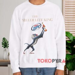 The Lion King The Miller Lite King T shirt White Sweatshirt