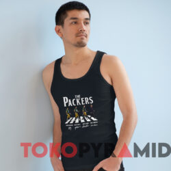 The Packers Walking Abbey Road Signatures T-shirt 4 The Packers Walking Abbey Road Signatures T shirt Black TankTop