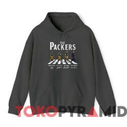 The Packers Walking Abbey Road Signatures T-shirt 2 The Packers Walking Abbey Road Signatures T shirt DarkHeather Hoodie