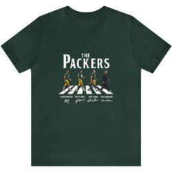 The Packers Walking Abbey Road Signatures T-shirt 5 The Packers Walking Abbey Road Signatures T shirt