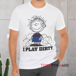 The Peanuts Pig pen I Play Dirty White T shirt