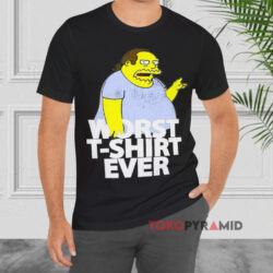 The Simpsons Worst T shirt Ever Black T shirt
