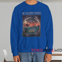 The Smashing Pumpkins Oceania Pyramid Flood T-shirt 4 The Smashing Pumpkins Oceania Pyramid Flood T shirt Blue Sweatshirt