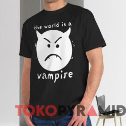 The Smashing Pumpkins The World Is Vampire T shirt Black T shirt