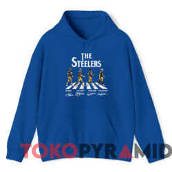 The Steelers Abbey Road Signatures T-shirt 2 The Steelers Abbey Road Signatures T shirt Blue Hoodie