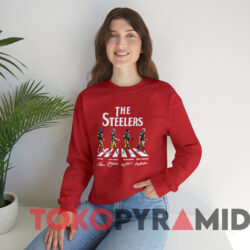 The Steelers Abbey Road Signatures T-shirt 3 The Steelers Abbey Road Signatures T shirt Red Sweatshirt