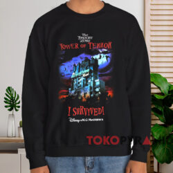 The Twilight Zone Tower of Terror I Survived T-shirt 3 The Twilight Zone Tower Of Terror I Survived T shirt Black Sweatshirt