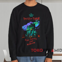 The Twilight Zone Tower Of Terror Just Inhale And Scream T-shirt 4 The Twilight Zone Tower Of Terror Just Inhale And Scream T shirt White Sweatshirt