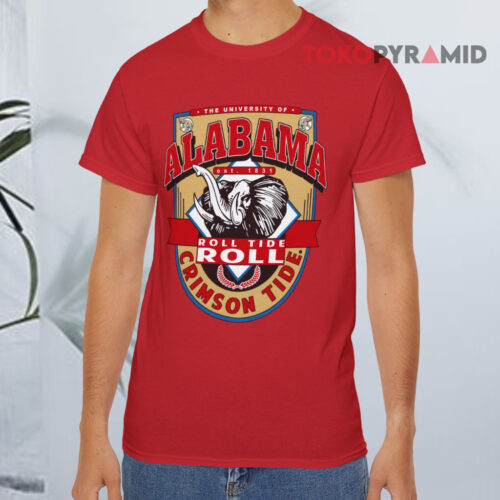 The University Of Alabama Roll Tide Red T shirt The University Of Alabama Roll Tide Red T shirt