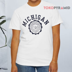 The University Of Michigan 1817 White T shirt