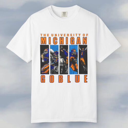 The University Of Michigan Go Blue T shirt