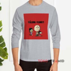 The Walking Peanuts Shirt 3 The Walking Peanuts Grey Long sleeved