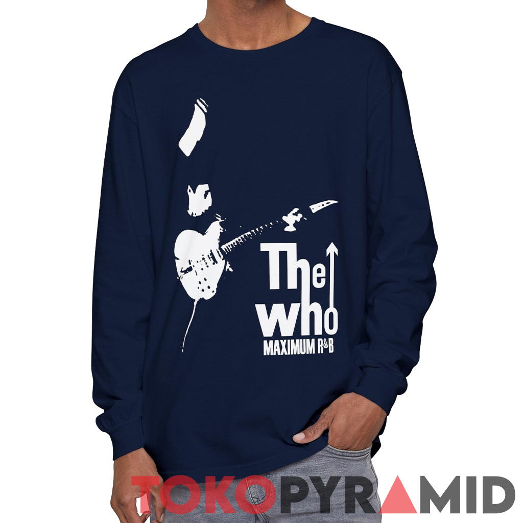 The Who - T-Shirt Uomo 'Who Maximum R&B' In Cotone, Colore Nero, Taglia Small, Manica Corta, Girocollo