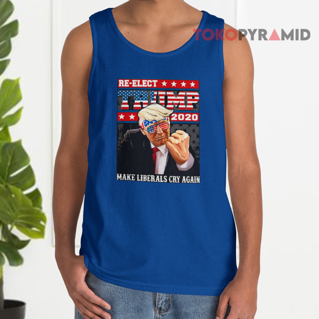 Thomas Jacob Re elect Trump 2020 Make Liberals Cry Again Tank Top Thomas Jacob Re elect Trump 2020 Make Liberals Cry Again Tank Top