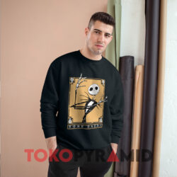 Tim Burton Nightmare Before Christmas Bone Daddy Black Sweatshirt