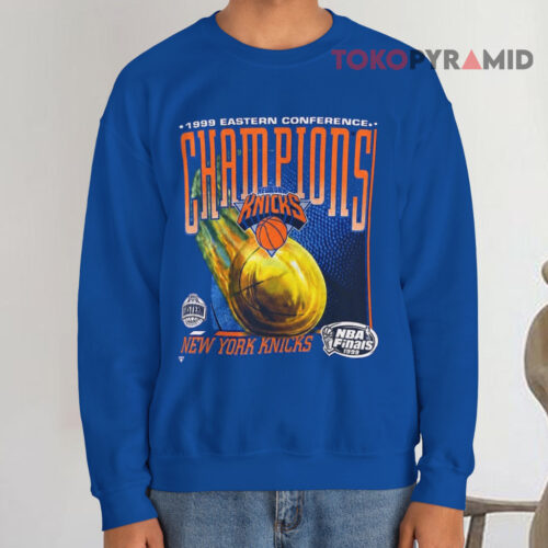 Timothee Chalamet Knicks Game 4 1999 Nba Eastern Conference Champions Sweatshirt
