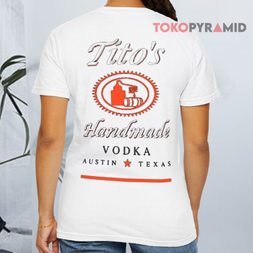 Tito's Handmade Vodka T shirt Back Tito's Handmade Vodka T shirt Back