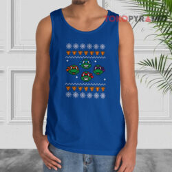 TMNT Pixel Art Ugly Christmas Sweatshirt 3 Tmnt Pixel Art Ugly Christmas Tank Top