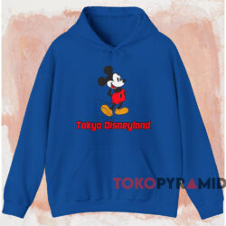 Tokyo Disneyland T shirt Blue Hoodie