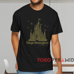 Tokyo Disneyland World Disney Productions T shirt Black T shirt