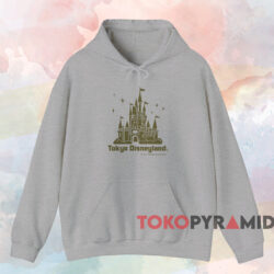 Tokyo Disneyland World Disney Productions T-shirt 2 Tokyo Disneyland World Disney Productions T shirt Grey Hoodie