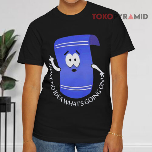 Towelie I Have No Idea What's Going On Black T shirt