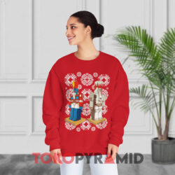 Transformers Ugly Christmas Red Sweatshirt