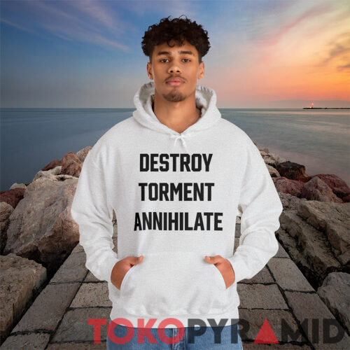 Travis Barker Destroy Torment Annihilate Hoodie Travis Barker Destroy Torment Annihilate Hoodie
