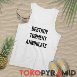 Travis Barker Destroy Torment Annihilate Tank Top