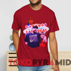 Travis Kelce And Taylor Swift Welcome To Las Vegas Chiefs Vs 49ers Shirt Red T shirt