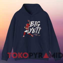 Travis Kelce Big Yeti Shirt 3 Travis Kelce Big Yeti Shirt Navy Hoodie