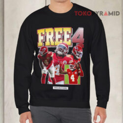 Travis Kelce Free 4 Rashee Rice Shirt 3 Travis Kelce Free 4 Rashee Rice Sweatshirt
