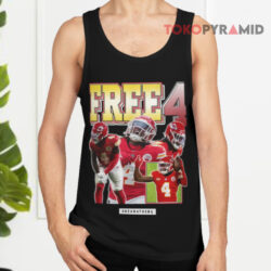 Travis Kelce Free 4 Rashee Rice Shirt 2 Travis Kelce Free 4 Rashee Rice Tank Top