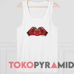 Travis Kelce Heart Hands Shirt 4 Travis Kelce Heart Hands Shirt White TankTop