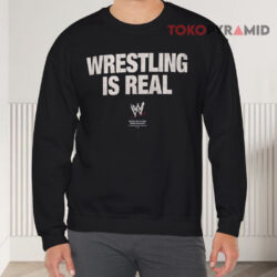 Travis Scott Wwe Wrestling Is Real Sweatshirt Front