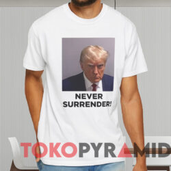 Troy Nehls Never Surrender Shirt White T shirt