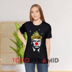 Trump Clown Shit Smells Bad Black T shirt