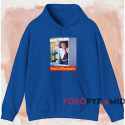 Trump Magadonald's Shirt Blue Hoodie