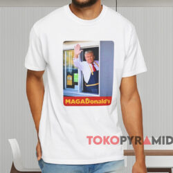 Trump Magadonald's Shirt White T shirt
