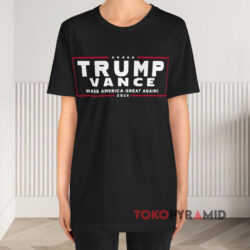 Trump Vance 2024 Shirt Make America Great Again Black T shirt