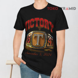Trump Victory 45 47 Ring November 5 2024 Black T shirt