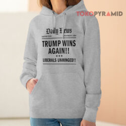 Trump Victory Wins Headline Landslide Victory Hoodie