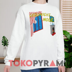 Turboslayya Goodnight Moon Shirt White Sweatshirt