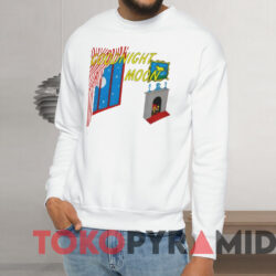 Turboslayya Goodnight Moon Shirt White Sweatshirt