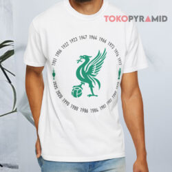 Twenty Times Liverpool Champions 1901 2025 White T shirt